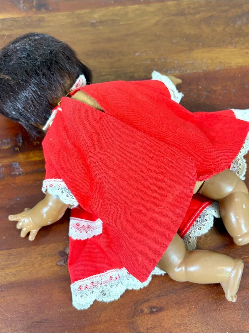 1968 Horsman Dolls Baby Doll with Red Dress